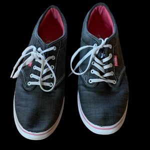 Vans Blue Canvas Sneakers Size 10